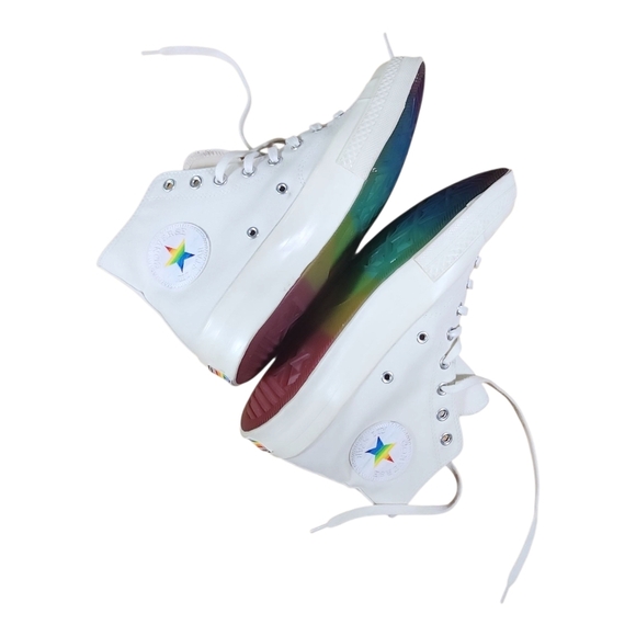 Converse Chuck Taylor Pride High Tops "We/Us/Ours" Men’s 8.5 / Women’s 10.5 - Picture 7 of 9